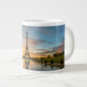 Monumenten Eiffel Tower Sunrise Grote Koffiekop (Voorkant rechts)