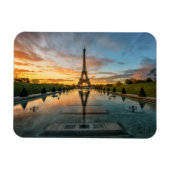 Monumenten Eiffel Tower Sunrise Magneet (Horizontaal)