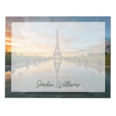Monumenten Eiffel Tower Sunrise Notitieblok (Voorkant)