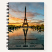 Monumenten Eiffel Tower Sunrise Notitieboek (Voorkant)