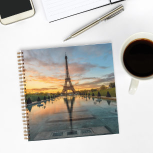 Monumenten Eiffel Tower Sunrise Notitieboek