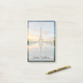 Monumenten Eiffel Tower Sunrise Post-it® Notes (Op bureau)