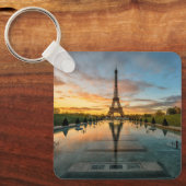 Monumenten Eiffel Tower Sunrise Sleutelhanger (Voorkant)