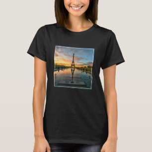 Monumenten Eiffel Tower Sunrise T-shirt