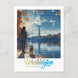 Monumenten & Geschiedenis: Washington DC Briefkaart