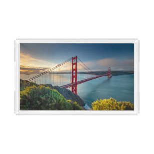 Monumenten   Golden Gate San Francisco Acryl Dienblad