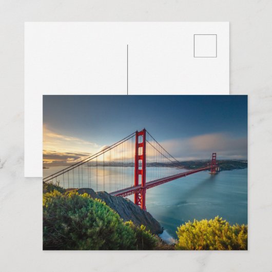 Monumenten | Golden Gate San Francisco Briefkaart (Voorkant / Achterkant)