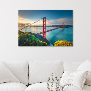 Monumenten Golden Gate San Francisco Canvas Afdruk