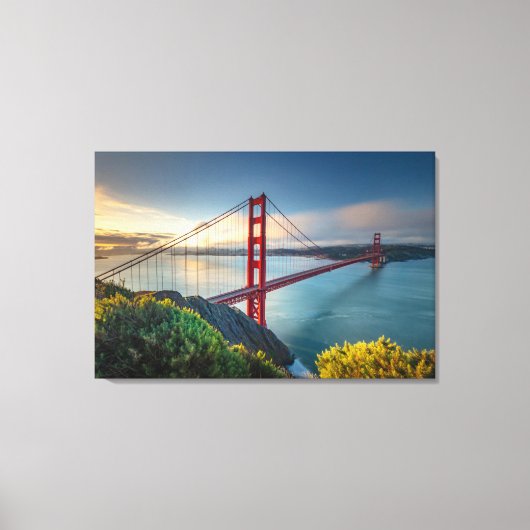Monumenten | Golden Gate San Francisco Canvas Afdruk (Voorkant)