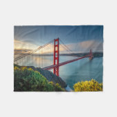 Monumenten | Golden Gate San Francisco Fleece Deken (Voorkant (Horizontaal))