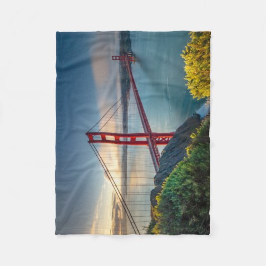 Monumenten | Golden Gate San Francisco Fleece Deken (Voorkant)