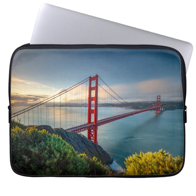 Monumenten | Golden Gate San Francisco Laptop Sleeve (Voorkant)