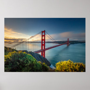 Monumenten   Golden Gate San Francisco Poster