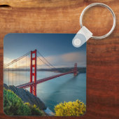 Monumenten | Golden Gate San Francisco Sleutelhanger (Achterkant)
