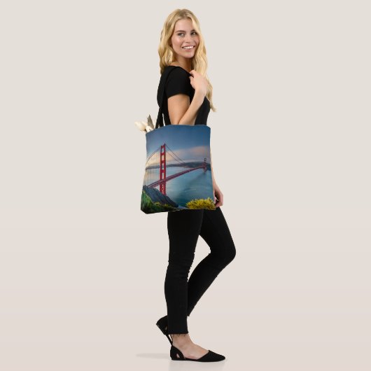 Monumenten | Golden Gate San Francisco Tote Bag (Op model)