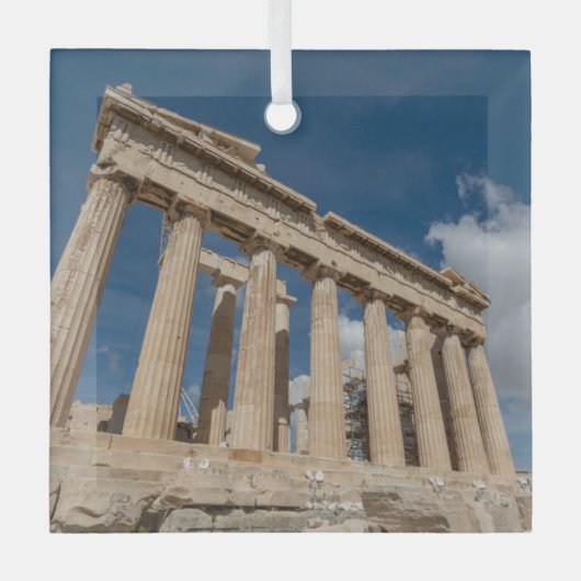 Monumenten Greece Glas Ornament (Voorkant)