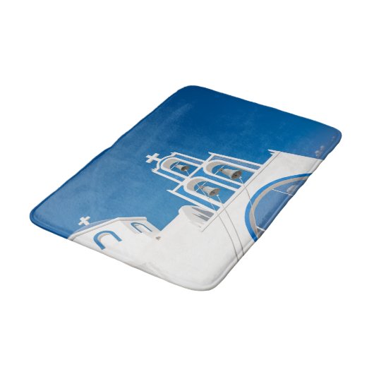 Monumenten | Greek Blue Dome Church Badmat (Gekanteld)