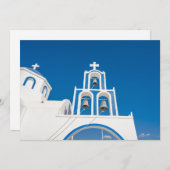 Monumenten | Greek Blue Dome Church Bedankkaart (Voorkant / Achterkant)