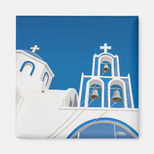 Monumenten   Greek Blue Dome Church Magneet