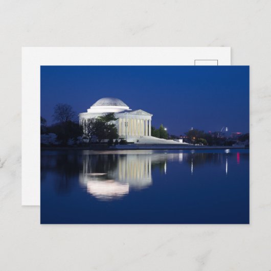 Monumenten | Het Jefferson Memorial Briefkaart (Voorkant / Achterkant)
