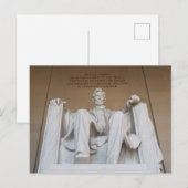 Monumenten | Het Lincoln Memorial Briefkaart (Voorkant / Achterkant)