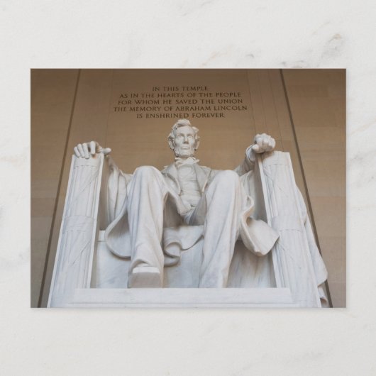 Monumenten | Het Lincoln Memorial Briefkaart (Voorkant)