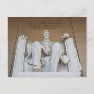 Monumenten Het Lincoln Memorial Briefkaart