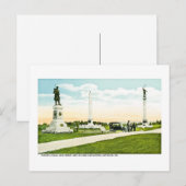 Monumenten in Antietam, Maryland Briefkaart (Voorkant / Achterkant)