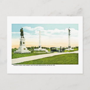 Monumenten in Antietam, Maryland Briefkaart