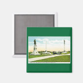 Monumenten in Antietam, Maryland Magneet (Voorkant / Achterkant)