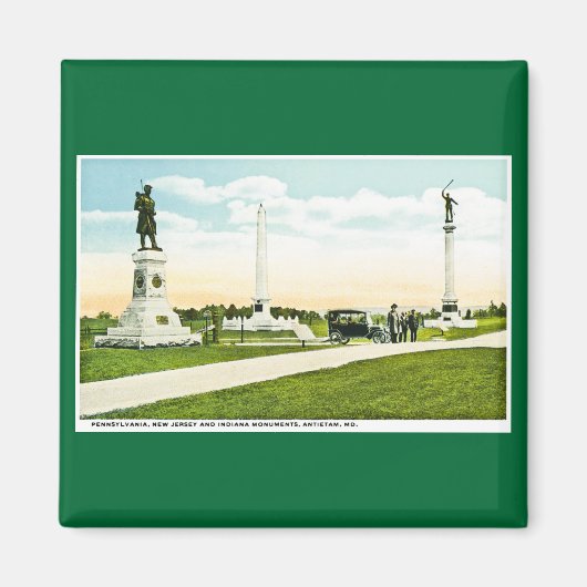 Monumenten in Antietam, Maryland Magneet (Voorkant)