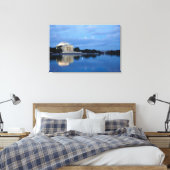 Monumenten | Jefferson Memorial Canvas Afdruk (Insitu (Slaapkamer))