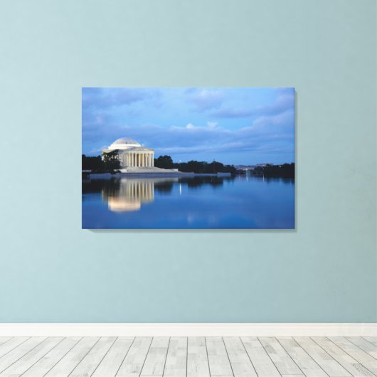 Monumenten | Jefferson Memorial Canvas Afdruk (Insitu (Houten vloer))