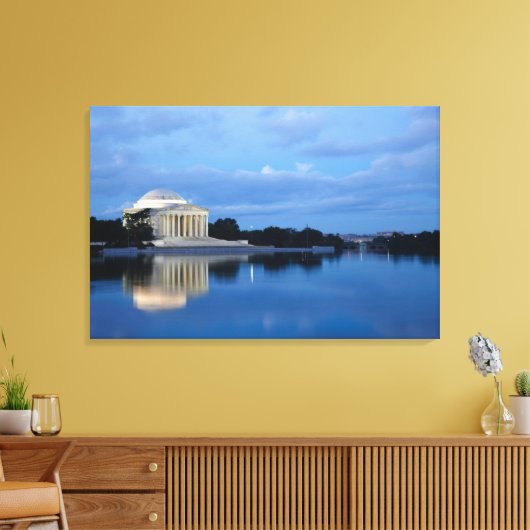 Monumenten | Jefferson Memorial Canvas Afdruk (Insitu (Woonkamer))