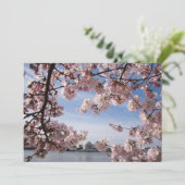 Monumenten | Jefferson Memorial Cherry Blossoms Bedankkaart (Staand voorkant)