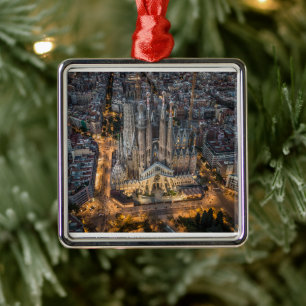 Monumenten   La Sagrada Familia Metalen Ornament