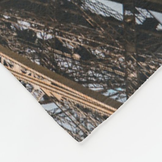 Monumenten | Looking Up at the Eiffel Tower Fleece Deken (Hoek)