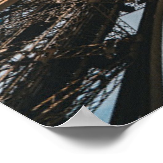 Monumenten | Looking Up at the Eiffel Tower Poster (Hoek)