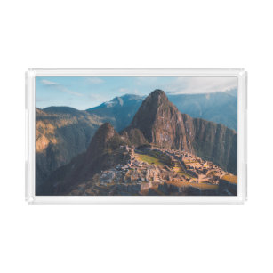 Monumenten Machu Picchu, Peru Acryl Dienblad