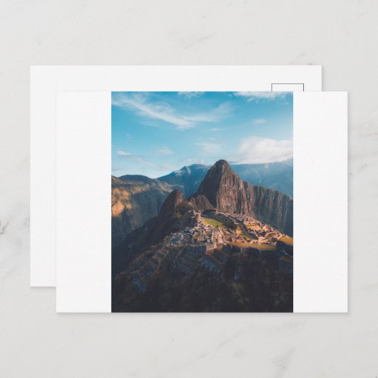 Monumenten Machu Picchu, Peru Briefkaart (Voorkant / Achterkant)