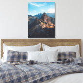 Monumenten Machu Picchu, Peru Canvas Afdruk (Insitu (Slaapkamer))