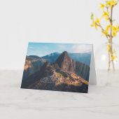 Monumenten Machu Picchu, Peru Kaart (Gele Bloem)