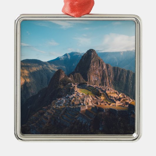 Monumenten Machu Picchu, Peru Metalen Ornament (Voorkant)
