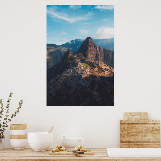 Monumenten Machu Picchu, Peru Poster (Keuken)