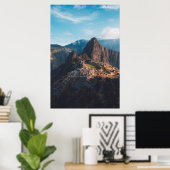 Monumenten Machu Picchu, Peru Poster (Thuiskantoor)