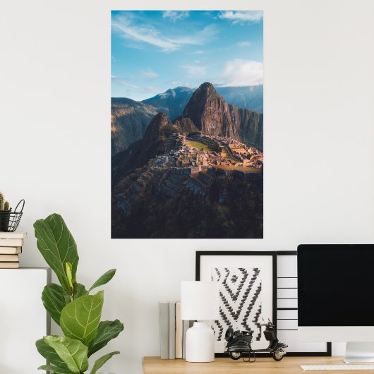 Monumenten Machu Picchu, Peru Poster (Thuiskantoor)