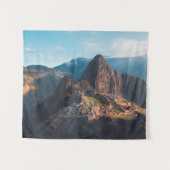 Monumenten Machu Picchu, Peru Wandkleed (Voorkant (horizontaal))