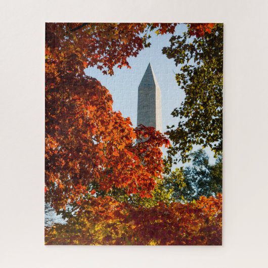 Monumenten | Monument in Washington in het najaar Legpuzzel (Verticaal)