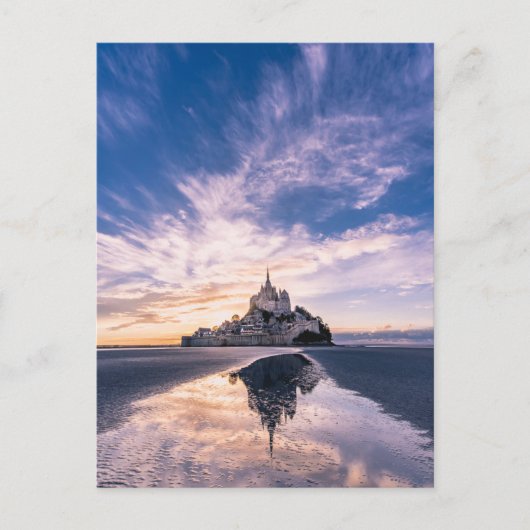 Monumenten Mount Saint-Michel, Normandy Frankrijk Briefkaart (Voorkant)