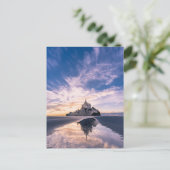 Monumenten Mount Saint-Michel, Normandy Frankrijk Briefkaart (Staand voorkant)